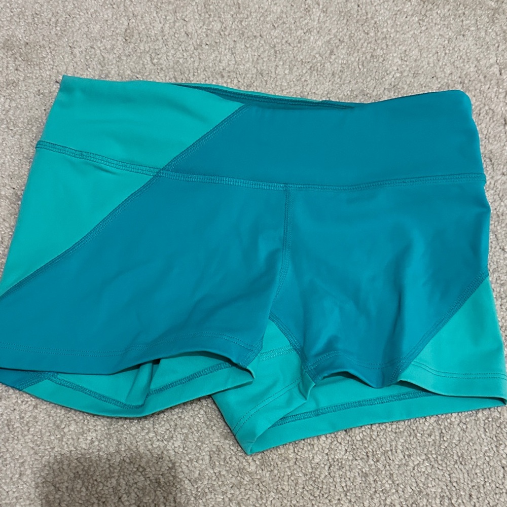 Vibrant Teal Women's Bike Shorts